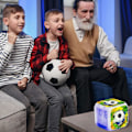 Miniatyrbild 4 av 5: Kreativ Väckarklocka, Fotboll LED Multifunktionell Färgrik Färgskiftande Ljus Väckarklocka Student Tyst Väckarklocka, Mycket Lämplig Som En Chi 23