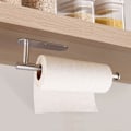 Pikkukuva 2 / 5: Keittiöpaperiteline, paperitelineet irtotavarana - itseliimautuva kaapin alle, liima ja ruuvit saatavilla, ruostumaton teräs