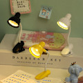Miniatyrbilde 3 av 5: Skrivebordslampe, 360 graders rotasjon, klips-på-lampe, bærbar leselampe, klemme på skrivebord/bord/køyeseng/skap, hjemmebelysning White B