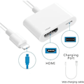 Miniatyrbild 2 av 5: Lightning till HDMI-adapter 1080P Digital AV-adapter Sync