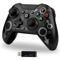 Pikkukuva 1 / 5: Langaton ohjain Xbox Onelle, Xbox-ohjain 2,4 GHz:n langattomalla sovittimella, Xbox One X/Xbox One S/PS3 ja PC (musta)