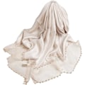 Miniatyrbild 1 av 4: Sjal Chiffon Sjal Dam  Pärlad Sjal Mode Silke Sömnad Tulle Design Lång Sjal Sjal Wrap Solskydd,Beige