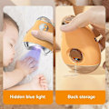 Miniatyrbild 4 av 5: 2 i 1 Elektrisk Polerande Automatisk Nagelklippare, 2025 Uppgraderad Elektrisk Nagelklippare för Bebisar och Vuxna, Nagelklippare Nagelfil Orange