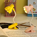 Miniatyrbilde 4 av 5: Skrivebordslampe, 360 graders rotasjon, klips-på-lampe, bærbar leselampe, klemme på skrivebord/bord/køyeseng/skap, hjemmebelysning Black A