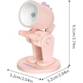 Miniatyrbillede 7 af 8: Unik Dinosaur Bordlampe | LED-lampe til soveværelse | Sød lampe til studerendes øjenbeskyttelse, justerbar bordlampe til boligindretning Pink