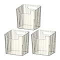 Miniatyrbillede 1 af 5: Køleskabsarrangørboks Transparent plast side dør opbevaringsbeholder til grøntsager transparent