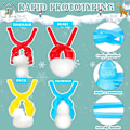 Miniatyrbild 4 av 5: 4 Delar Vinter Snöleksaker Kit Snöboll Maker Form Dinosaurieformad Snö Snöboll Maker Hjärta Snö Maker Utomhus Vinterlek Snöleksaker Med Form Av D