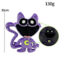 Miniatyrbillede 4 af 5: Ny Catnap Plys Poppy Playtime Kapitel 3 Monster Catnap Smiling Critters Plysdyr Fyldt Pude Dukke Legetøj Glow-in-the-dark Catnap