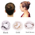 Miniatyrbilde 2 av 10: 20/40 stk Usynlige hårnett Finmasket mørk brun 40 stk dark brown 40 Pcs