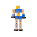 Miniatyrbild 2 av 5: Transformationsrobot Byggklossar Träleksaker för Barn Autobot Figur Modell Pussel Lärande Intelligens Leksaksgåvor Blue