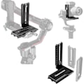 Miniatyrbild 1 av 5: Aluminium L-fäste Vertikal Horisontell Växling Snabbfäste för DJI Ronin RS2 SC2 Zhiyun Weebill-S Gimbal Stabilisator och SLRs