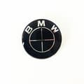 BM-W Emblem Motorhjelm Logo Helt Sort [BM] All black 56MM wheel cover