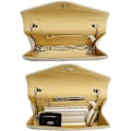 Miniatyrbild 6 av 6: Damkvällsklänning Frosted Satin Clutch Väska Crossbody Handväskor Fest Bal Bröllop Kuvert Champagne