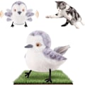 Miniatyrbild 1 av 6: Katt Leksaker Fladdrande Fågel, Livslik Sandpiper Kvittrande, Beröringsaktiverad Kattungeleksak, Interaktiv Katt Leksak för Alla Raser Katt Kickare, Kattmynta Leksaker Prince