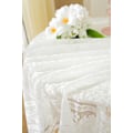 Miniatyrbild 5 av 5: Vit Spetsduk Premium Nordisk Rund Bordduk Te Bord A 60 * 60cm