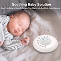 Miniatyrbild 4 av 5: Vitbruskmaskin för Baby, Ljudmaskin för Sömn Barn 28 Icke-loopande Lugnande Ljud, Automatisk Avstängningstimer, Ljudterapi för Hem Kontor Sekretess