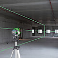 Miniatyrbild 4 av 7: Laser Vattenpass 4D 360 16 Linjer Laserkors + Stativ