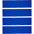 Miniatyrbilde 4 av 5: 4 stk/Rillet ikke-skli EVA Surfing Skimboard Surfboard Kiteboard Traction Pad grep pute Hale Pads - Blå