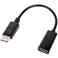 Miniatyrbilde 1 av 3: DisplayPort til HDMI-adapter 4K 30HZ, Cableader gullbelagt displayport hann til HDMI hunn-konverterer med lyd