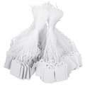 100-pack pappersetiketter / prislappar med snöre Vit 3,5 x 2,2 cm Vit 3.5 x 2.2 cm White