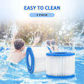 Pikkukuva 6 / 8: 2 kpl poreallas suodatin, suodatinpatruuna, vaihtosuodatin Best-way suodatinpatruuna VI:lle, poreallas suodatinpatruunat L-a-y-Z-Spa Miami 2pcs