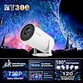 Miniatyrbilde 2 av 4: 4k HD Mini Projektor, 120 Ansi Smart Wifi 2.4g/5g Android 11.0 Projektor For Vegger Tak, Automatisk Keystone Korreksjon