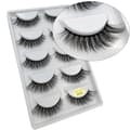 par lösögonfransar - 3D faux mink - G806 Svart