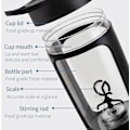 Miniatyrbillede 6 af 6: Elektrisk Shaker Flaske, Blender Flasker, Fremstillet med Tritan - BPA-fri - Bærbar Mixer Kop/USB Genopladelige Shaker Kopper pink