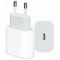 iPhone-laddare kompatibel med Apple 11/12/13/14/15/16/17. USB-C strömadapter 20W. Vit