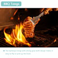 Miniatyrbillede 5 af 5: 3 stk. grundlæggende grilltilbehørssæt, multifunktionelt grillredskabssæt i rustfrit stål i etui til udendørs picnic, camping, rygning, grillning