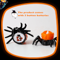 Pikkukuva 4 / 5: Halloween-Hämähäkkipumppu-Teekuumavalot, 12 kpl Halloween-Kynttilät, Oranssit LED-Kynttilävalot Halloween-Juhlan Koristeluun, Kiitospäivä