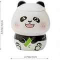 Miniatyrbillede 2 af 5: Kreativ krus Panda krus Sød keramisk kaffekrus med 3D Panda Kawaii låg 3D Panda kaffekrus kop Nyhedskrus gaver til Panda elskere kvinder venner C