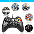 Miniatyrbild 4 av 5: Trådbunden Kontroller, Usb Gamepad För Microsoft Xbox 360/slim/pc (Svart)