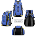Miniatyrbild 4 av 6: Lätt vandringsryggsäck, multifunktionell vattenavvisande casual camping trekking ryggsäck för cykling resor klättring bergsbestigare utomhus sport blue