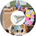 Miniatyrbillede 5 af 5: Neodymmagneter, 40 stk. 10 x 3 mm Whiteboard-magneter Stærke runde magneter