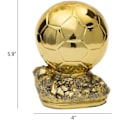 Miniatyrbilde 3 av 5: Mini Ballon D'Or Replica Trofé 6 i Frankrike Fotball Beste Spiller Resin Gull Ball Cup Fotball Fans Suvenirer Gaver