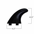 Miniatyrbild 5 av 5: Surfboard G5 Tail Rudder Set Fenor FCS Vänster Mitten Höger 3st/set Surfbräda Tillbehör Split Fenor