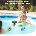 Miniatyrbillede 3 af 3: Vandpistol, Dinosaur og Haj Vandpistol Sprøjte Vand Blaster Udendørs Strand Have Pool Badekar Fest Vandkamp Vand Legetøj, Blå og Hvid