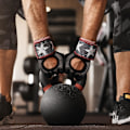 Miniatyrbillede 7 af 7: Fitness Handsker, Åndbare Træningshandsker, Fremstillet af Mikrofiberstof, Skridsikker Silikonepude Palmebeskyttelse og Ekstra Greb, Unisex
