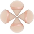 Pikkukuva 1 / 5: 4 kpl puuteripuffia, kolmionmuotoiset puuteripuffit puuterille - beige color
