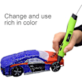 Miniatyrbillede 5 af 5: 3D Pen Filament Efterfyldning 1,75 mm 3D Printer Filament Til 3D Penne Normalt 5 Meter (Tilfældig Farve) 60-100 ℃