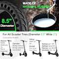 Miniatyrbillede 2 af 7: 2 stk. 8,5 tommer massive dæk til elektrisk scooter, 8 1/2 x2 scooter dæk, 50/75-6,1 dæk kompatibel med Xiaomi Pro 2 / M365 / M365 Pro / 1S / 3/3 Lite 2pcs