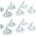 Transparenta självhäftande krokar, 10-pack