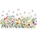 Pikkukuva 4 / 5: Anti-collision Iris Garden Flower Window Stickers Glass Stickers