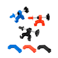 Miniatyrbillede 2 af 5: Cykelhjul Korrektionsstativ Mini Bærbar Cykelhjul Justeringsværktøj Praktisk Cykelhjul Tilbehør (Sort/Blå/Orange)