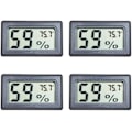 Miniatyrbillede 1 af 5: 4-pak Mini Digital Temperatur- og Fugtighedsmåler Gauge Indendørs Termometer Hygrometer LCD-display Fahrenheit (℉)