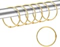 Cirkulära gardinkrokar, 20-pack Guld