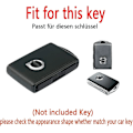 Miniatyrbillede 2 af 5: Dww-Volvo Smart Car Key Holder - Grå - Til Volvo XC60 XC70 XC90 C30 S60 S80 S90 V60 V70 V90 - Læder - Sideknapper