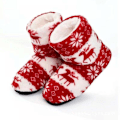 Pikkukuva 2 / 4: Sisätossut / Lämpimät Joulutossut Korkea Varsi - Aamutossut - Joululahja red 27cm (39-41 EU )