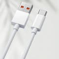Miniatyrbild 3 av 4: 2-pack 120W USB Type-C snabbladdningskabel kompatibel med Xiaomi, 6A högeffekts datakabel 2 m
